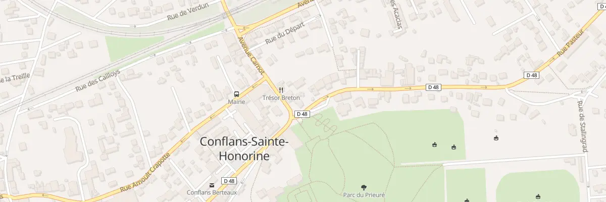 Plan du 2 Av Carnot à Conflans-Sainte-Honorine