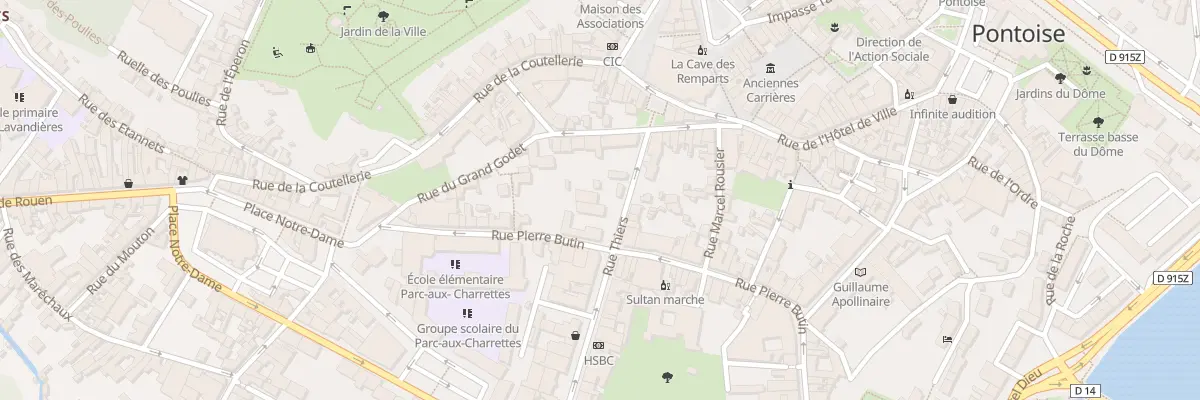 Plan du 78 Rue Pierre Butin à Pontoise