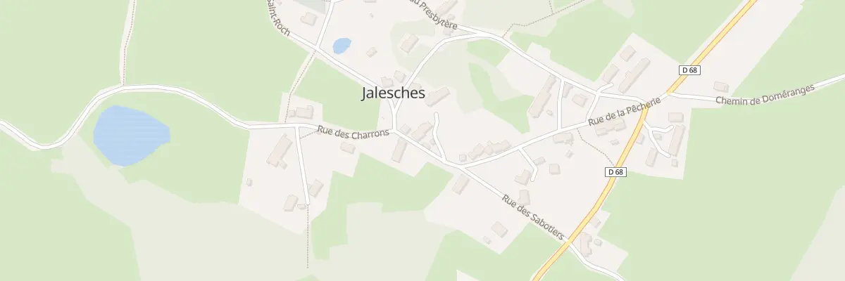 Plan du 6 Rue des Sabotiers à Jalesches