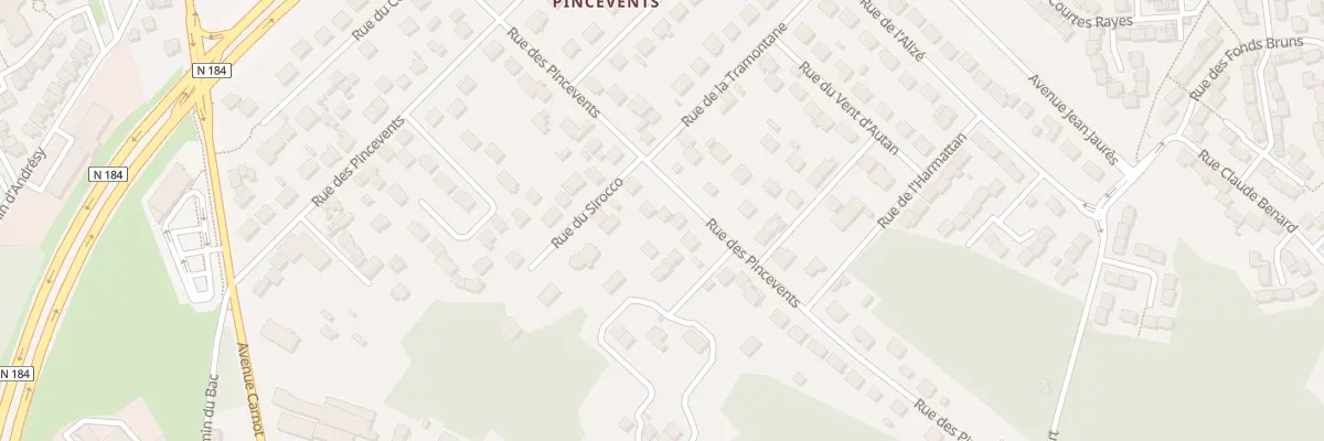Plan du 54T Rue des Pincevents à Éragny-sur-Oise