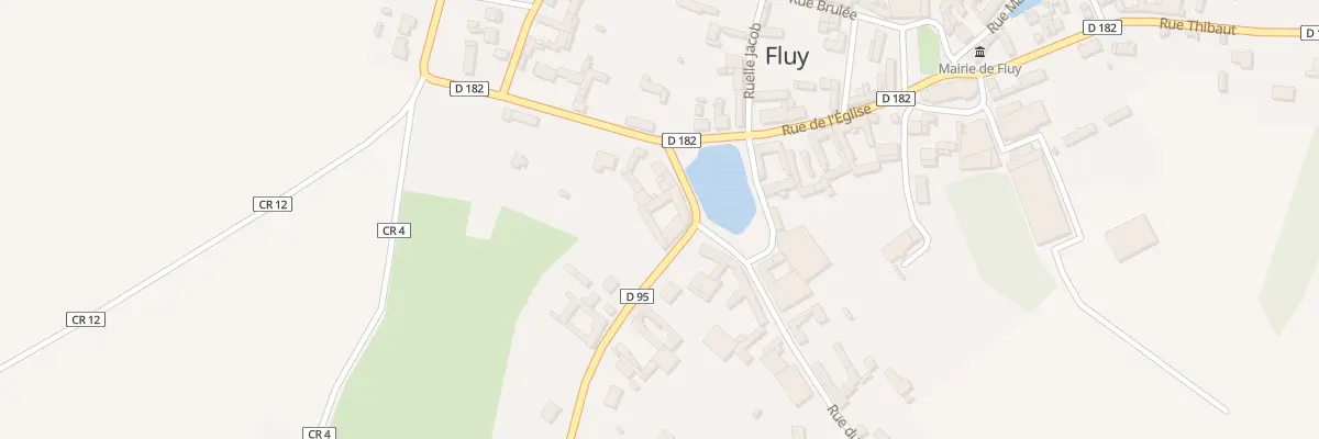Plan du 2 Rue de la Gde Mare à Fluy