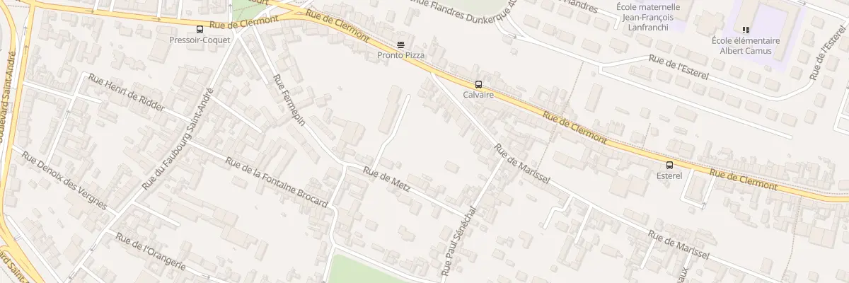 Plan du 12 Rue de Marissel à Beauvais