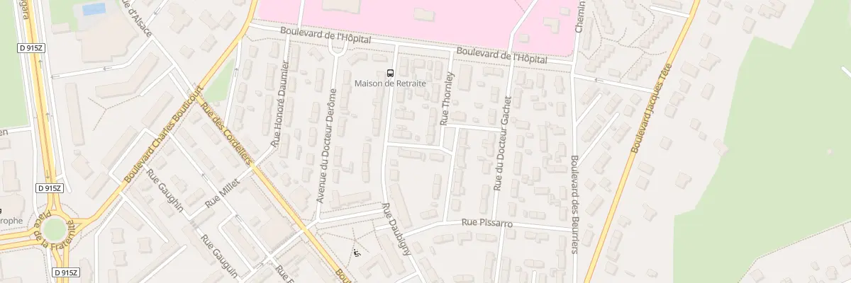 Plan du 9 Rue Thornley à Pontoise