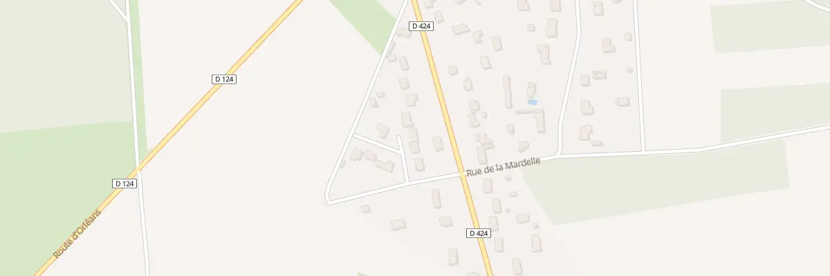Plan du 6 Rue de la Gervaise à Traînou
