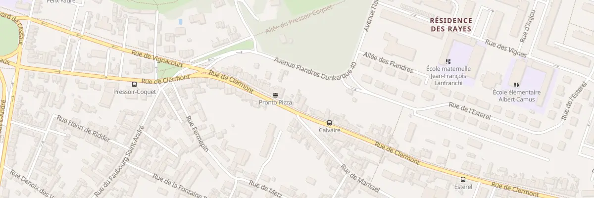 Plan du 61 Rue de Clermont à Beauvais