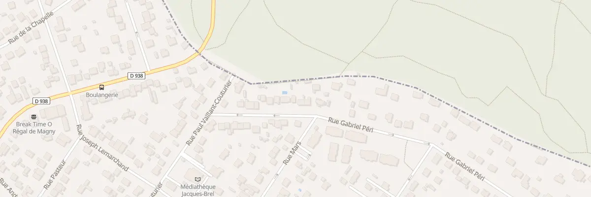 Plan du 15 Rue Gabriel Péri à Magny-les-Hameaux