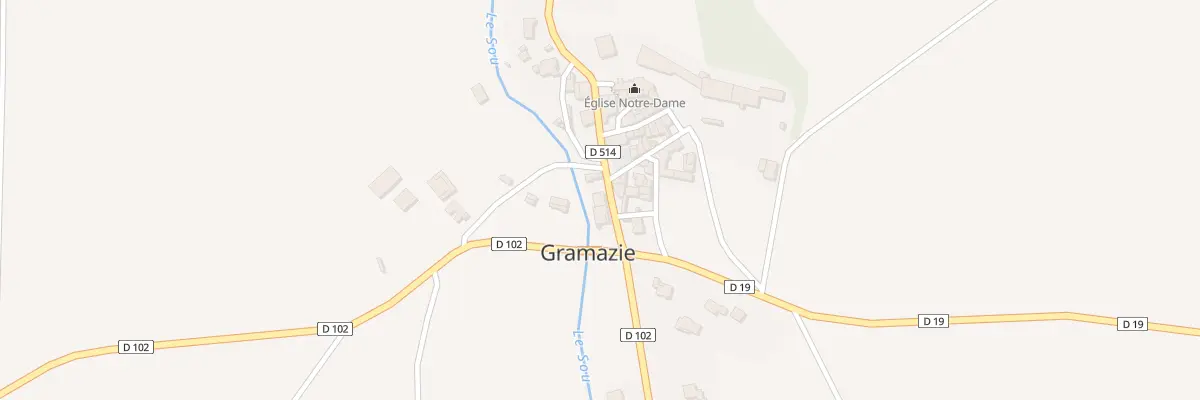 Plan du 49 Le Village à Gramazie
