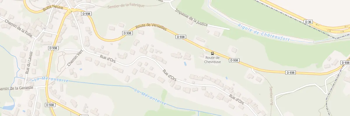 Plan du 33 Rue d’Ors à Châteaufort