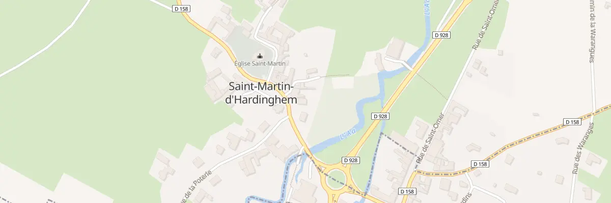 Plan du 4 Rue de l’Eglise à Saint-Martin-d’Hardinghem