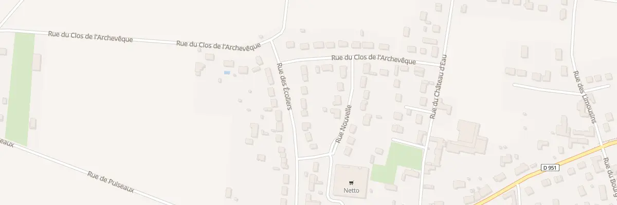Plan du 22 Rue des Ecoliers à Darvoy