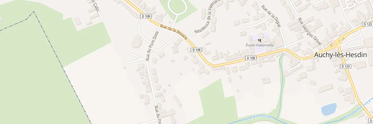 Plan du 45 Rue de la Besace à Auchy-lès-Hesdin