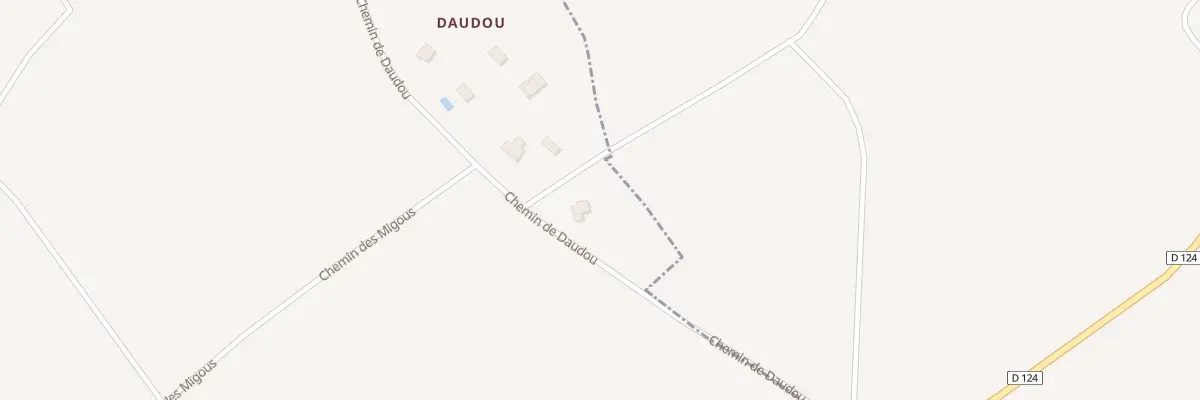Plan du 5186 Daudou à Orban