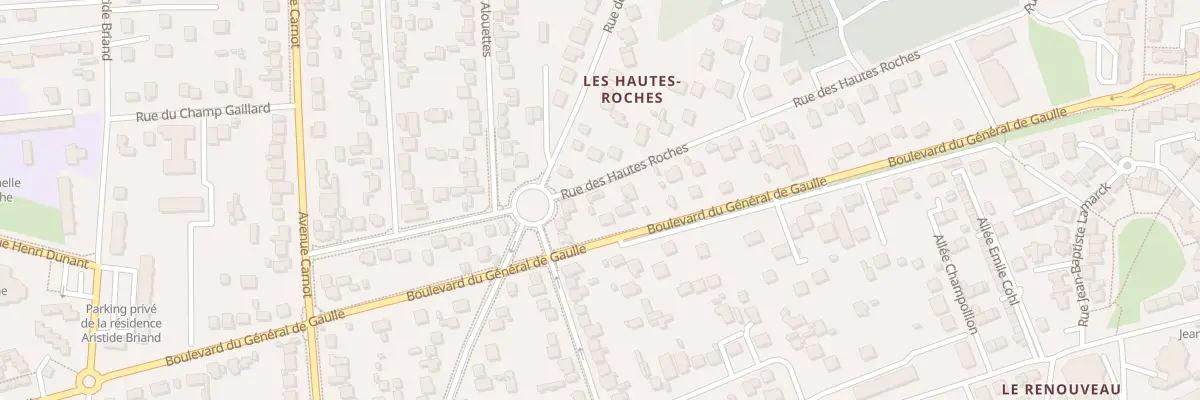 Plan du 30 Rue des Hautes Roches à Conflans-Sainte-Honorine