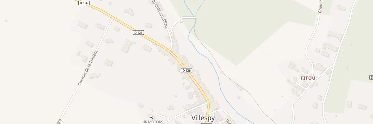 Plan du 10 Le Village à Villespy