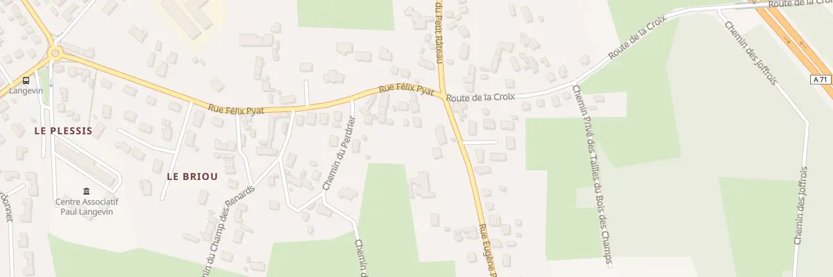 Plan du 180 Rue Félix Pyat à Vierzon