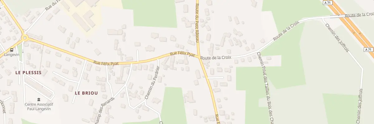 Plan du 180A Rue Félix Pyat à Vierzon