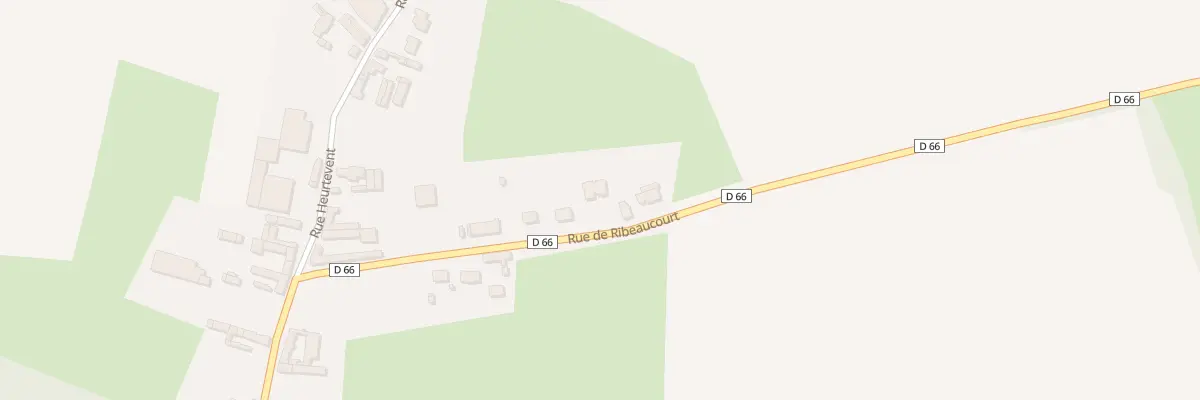Plan du 3 Rue de Ribeaucourt à Fransu