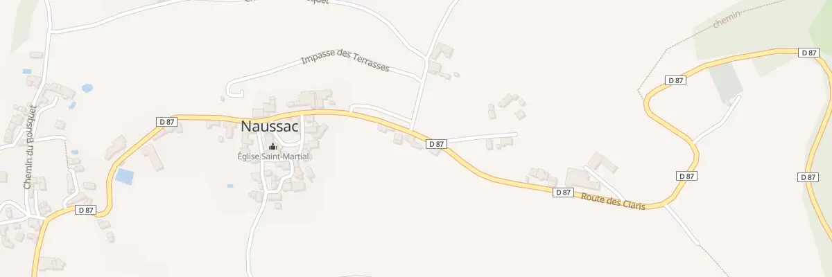 Plan du 5021 Naussac à Naussac