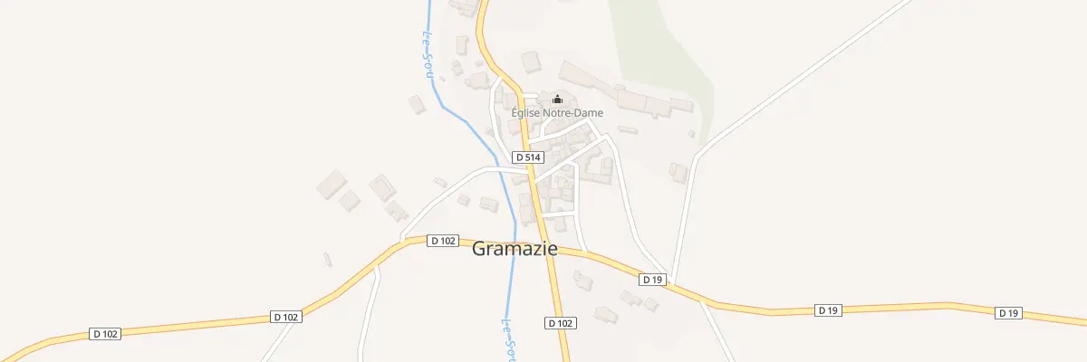 Plan du 41 Le Village à Gramazie