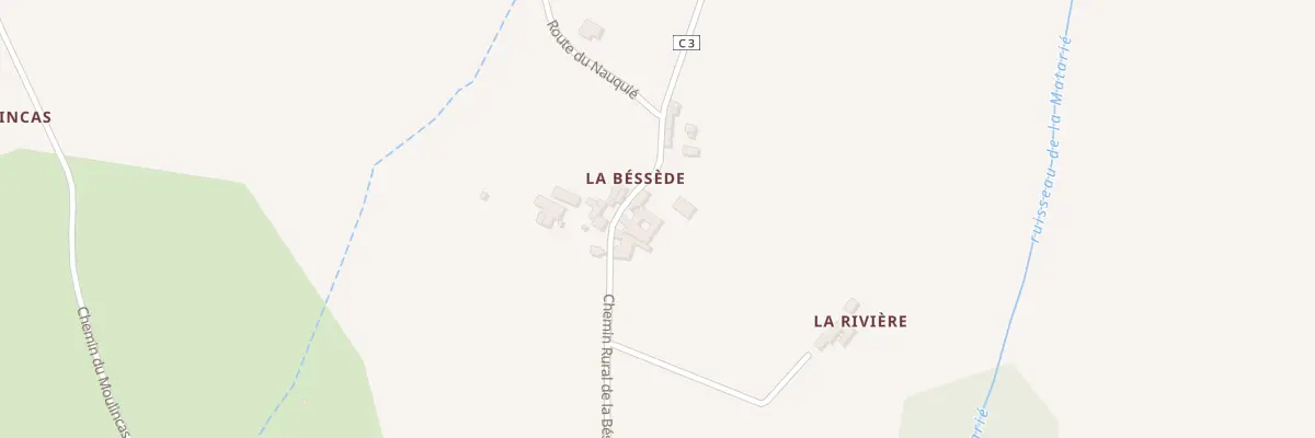 Plan du 5175 La Bessede à Montirat