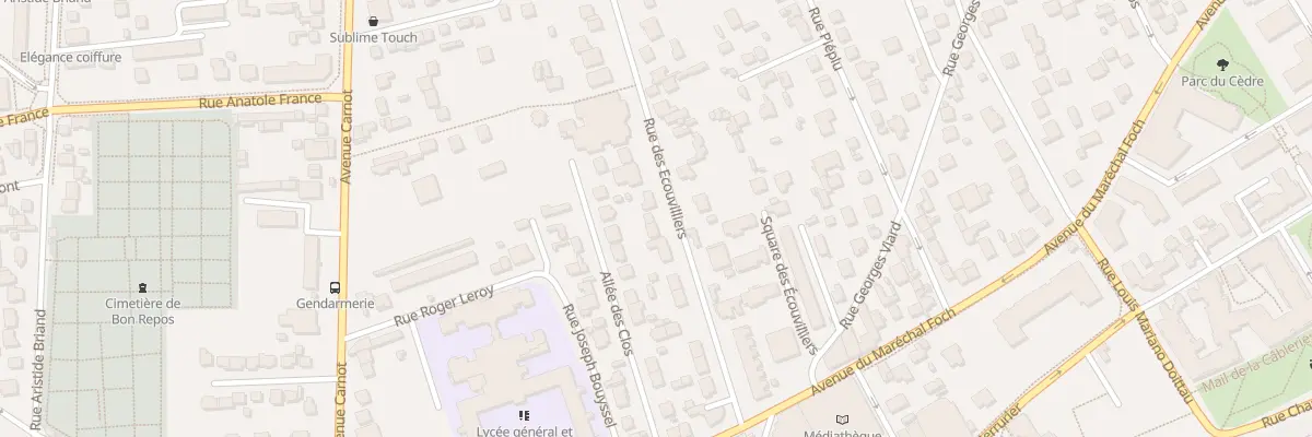 Plan du 19 Rue des Ecouvilliers à Conflans-Sainte-Honorine