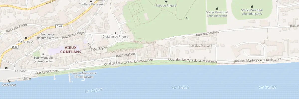 Plan du 2 Rue de la Chaussée à Conflans-Sainte-Honorine