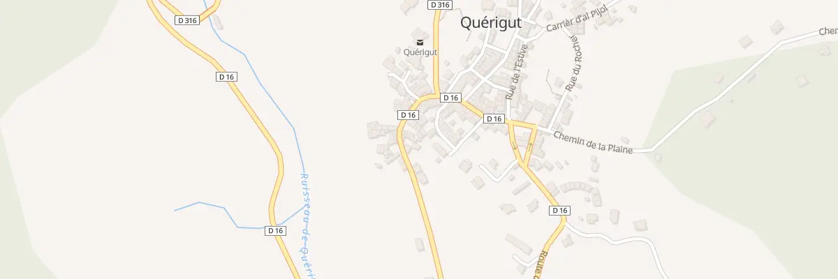 Plan du 101B Village à Quérigut