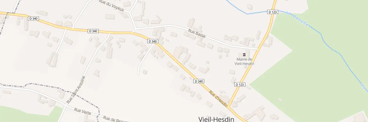 Plan du 23 Rue d’Hesdin à Vieil-Hesdin