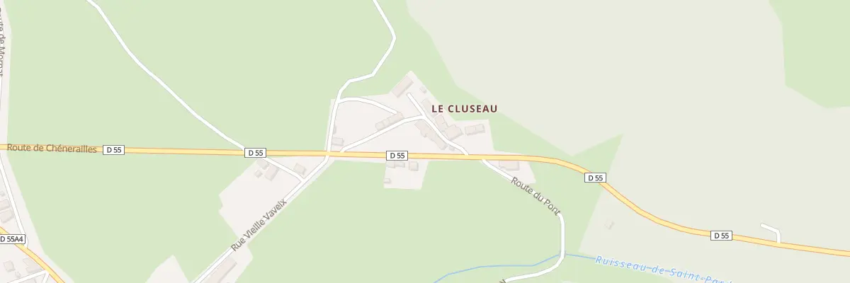 Plan du 4 Rte de Chénérailles à Lavaveix-les-Mines