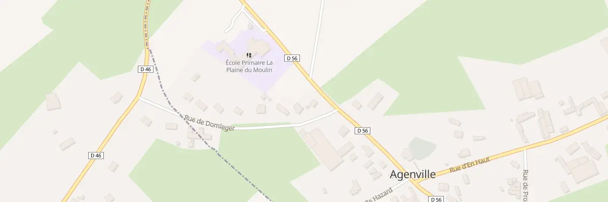 Plan du 9001 Rue de Prouville à Agenville
