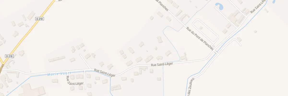 Plan du 594 Rue Saint-Léger à Polincove