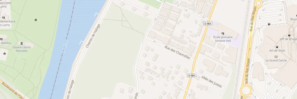 Plan du 43 Sen des Près à Éragny-sur-Oise