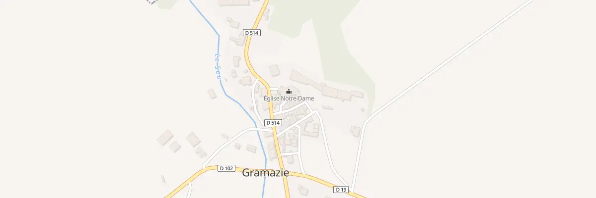 Plan du 13 Le Village à Gramazie