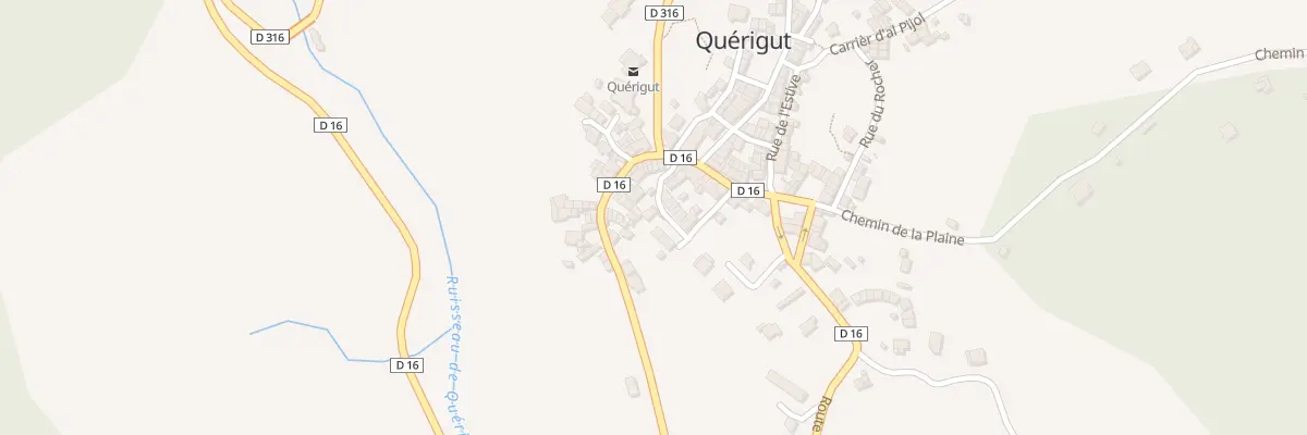 Plan du 119 Village à Quérigut