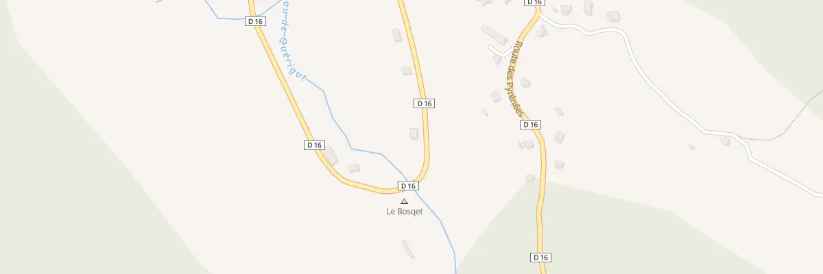 Plan du 5005F Pountet et Couillet à Quérigut