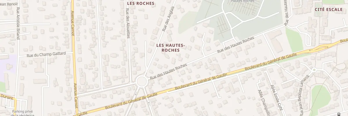 Plan du 25 Rue des Hautes Roches à Conflans-Sainte-Honorine