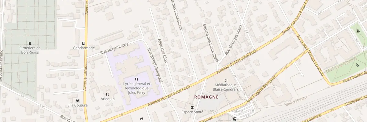 Plan du 5 Rue des Ecouvilliers à Conflans-Sainte-Honorine
