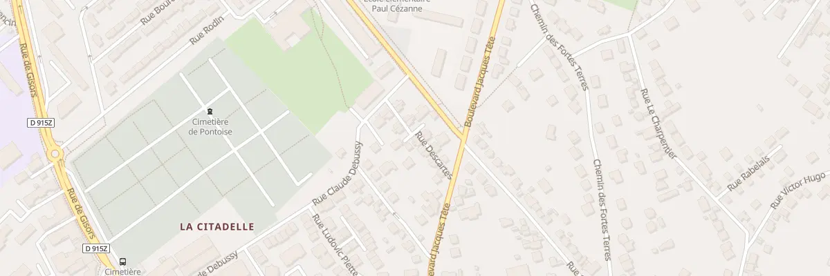 Plan du 3 Rue Michelet à Pontoise