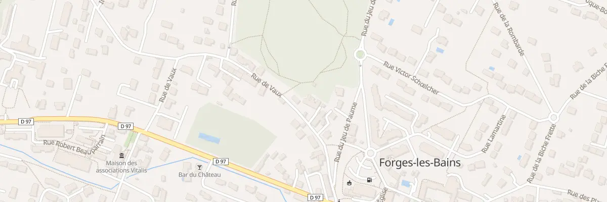 Plan du 10 Rue de Vaux à Forges-les-Bains