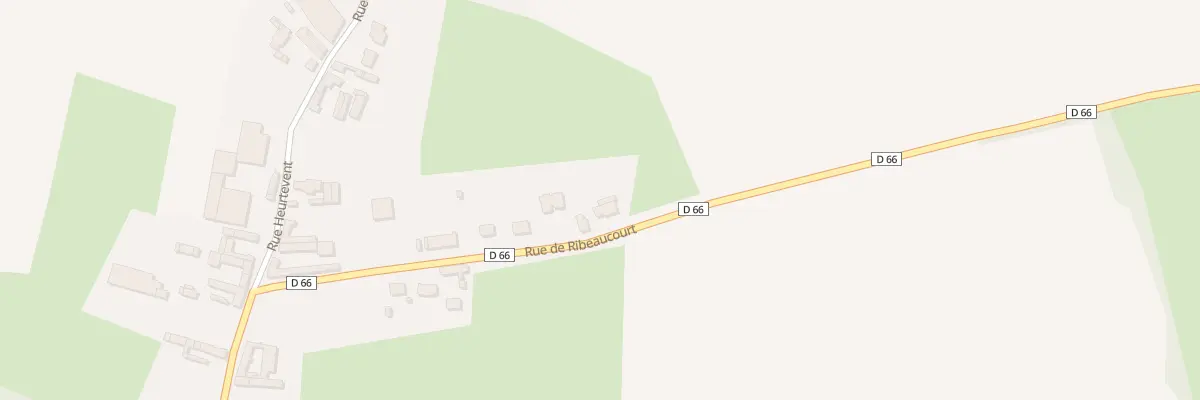 Plan du 1 Rue de Ribeaucourt à Fransu