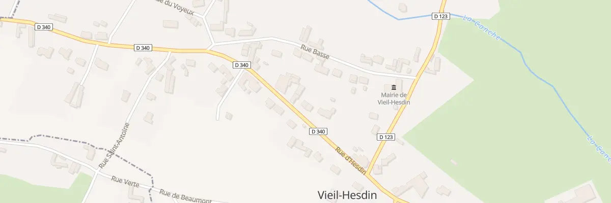 Plan du 23A Rue d’Hesdin à Vieil-Hesdin