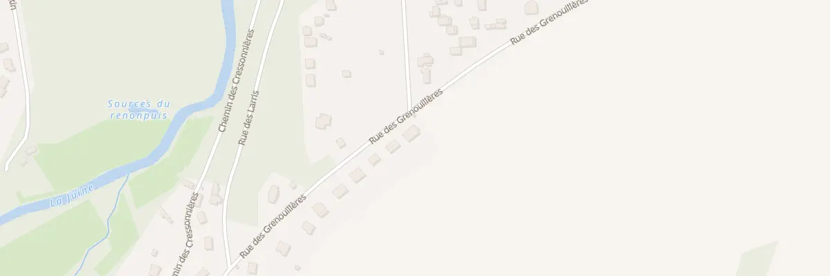 Plan du 580 Rue des Grenouillères au Mérévillois