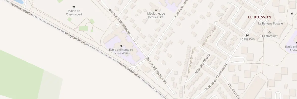 Plan du 52 Rue de la Gerbe d’Or à Magny-les-Hameaux