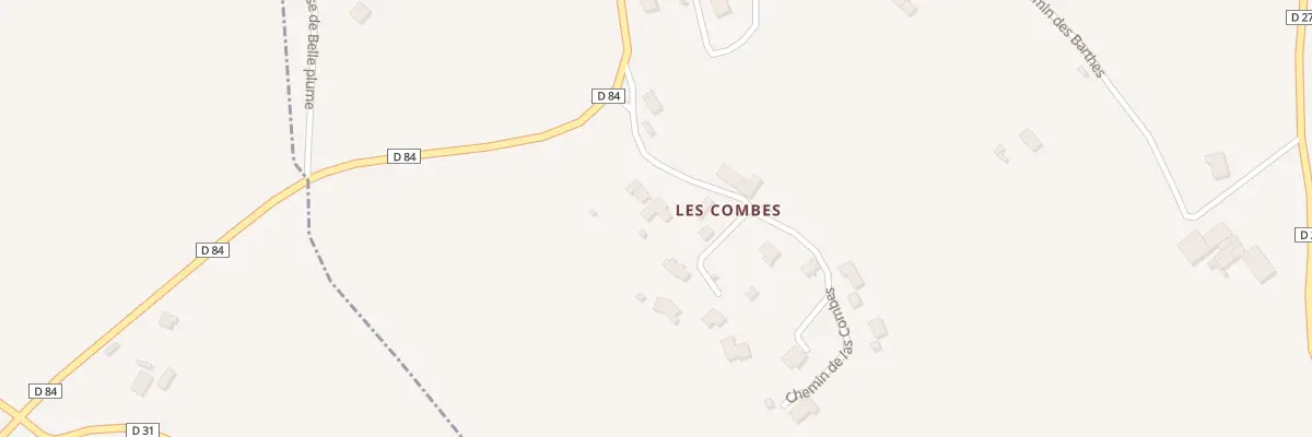 Plan du 5239 Las Combes à Carlus