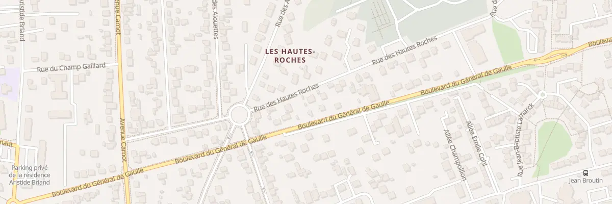 Plan du 36 Rue des Hautes Roches à Conflans-Sainte-Honorine