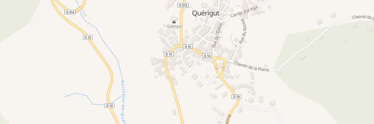 Plan du 137 Village à Quérigut