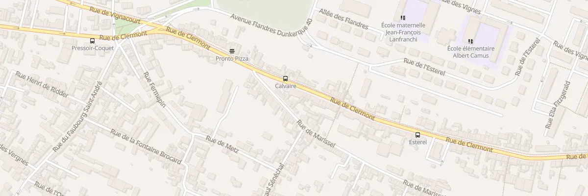 Plan du 76 Rue de Clermont à Beauvais