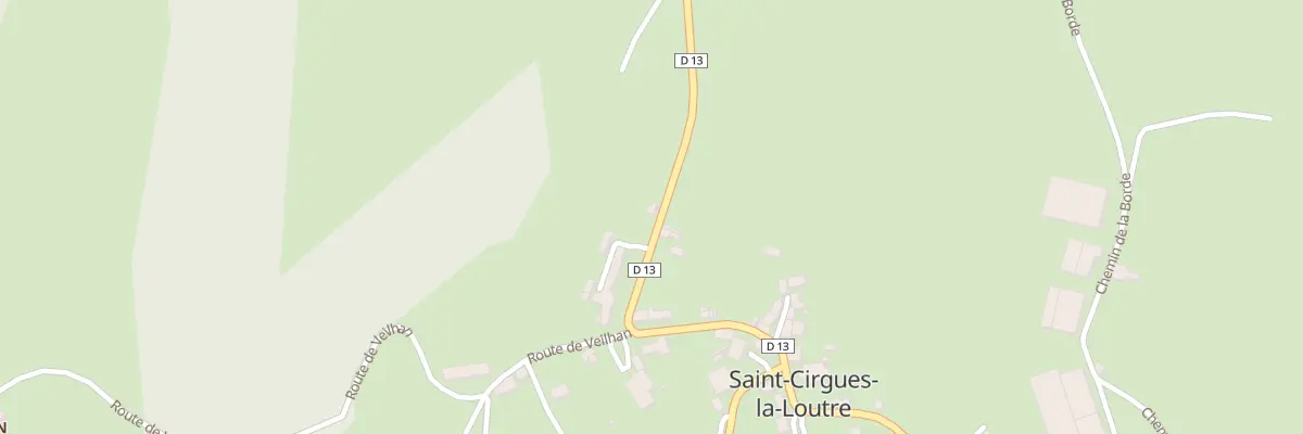 Plan du 19 Rte de Saint-Privat à Saint-Cirgues-la-Loutre