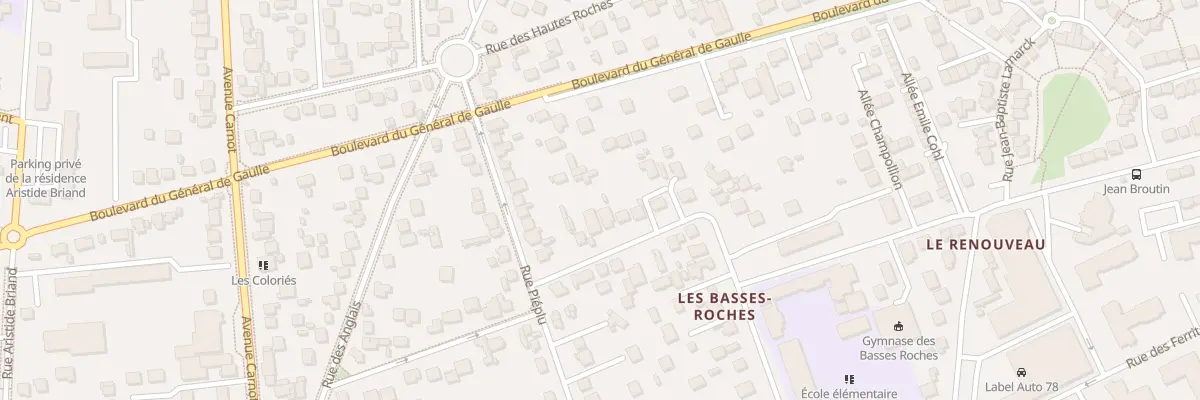 Plan du 66 Rue des Basses Roches à Conflans-Sainte-Honorine