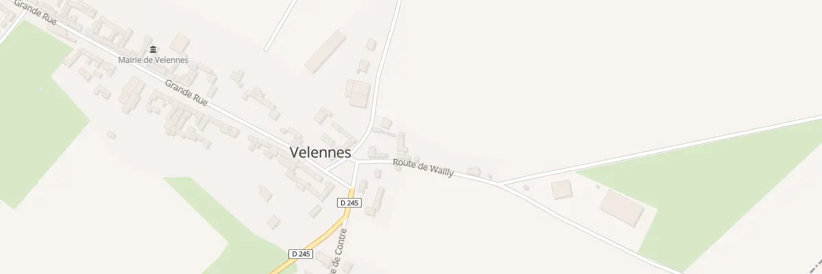 Plan du 9575F Rue de Sermoise à Velennes